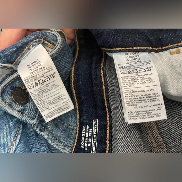 Lot of 2 pair: Old Navy High Rise: super skinny - Picture 2 of 8